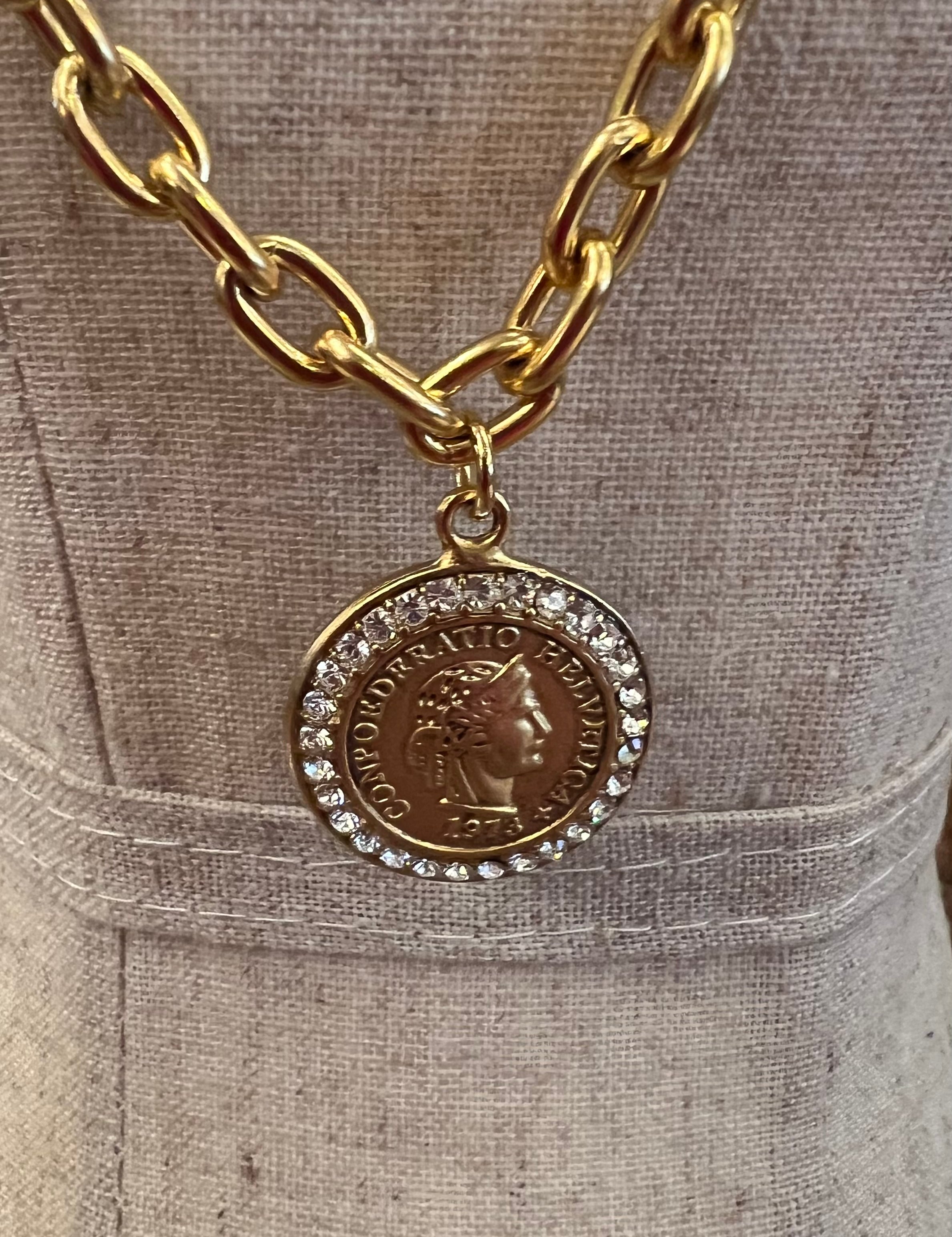 A Roman Coin Necklace