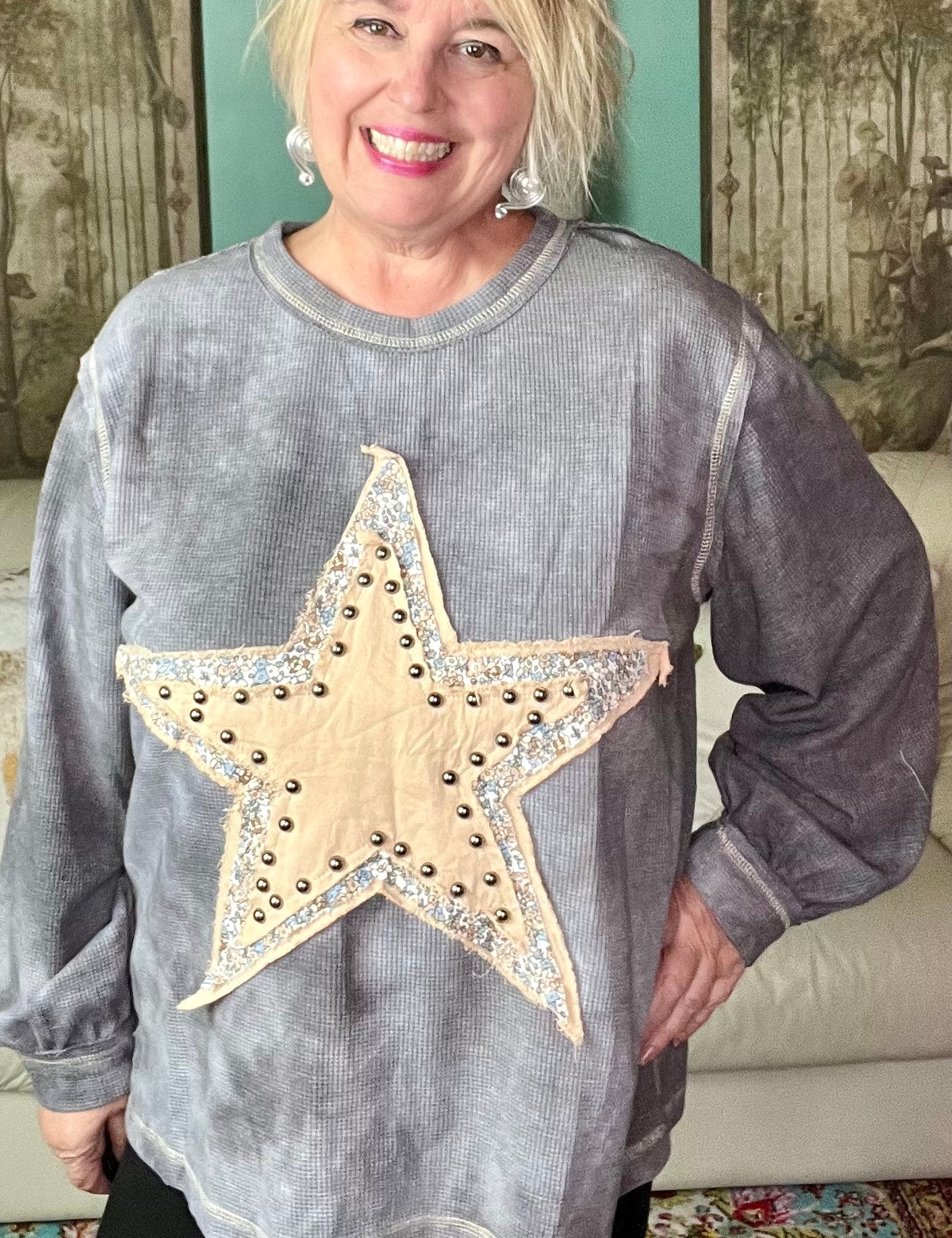 Star Power Acid Washed Top