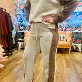 Colorblock Corduroy Pants