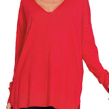 Classic Front Seam Sweater