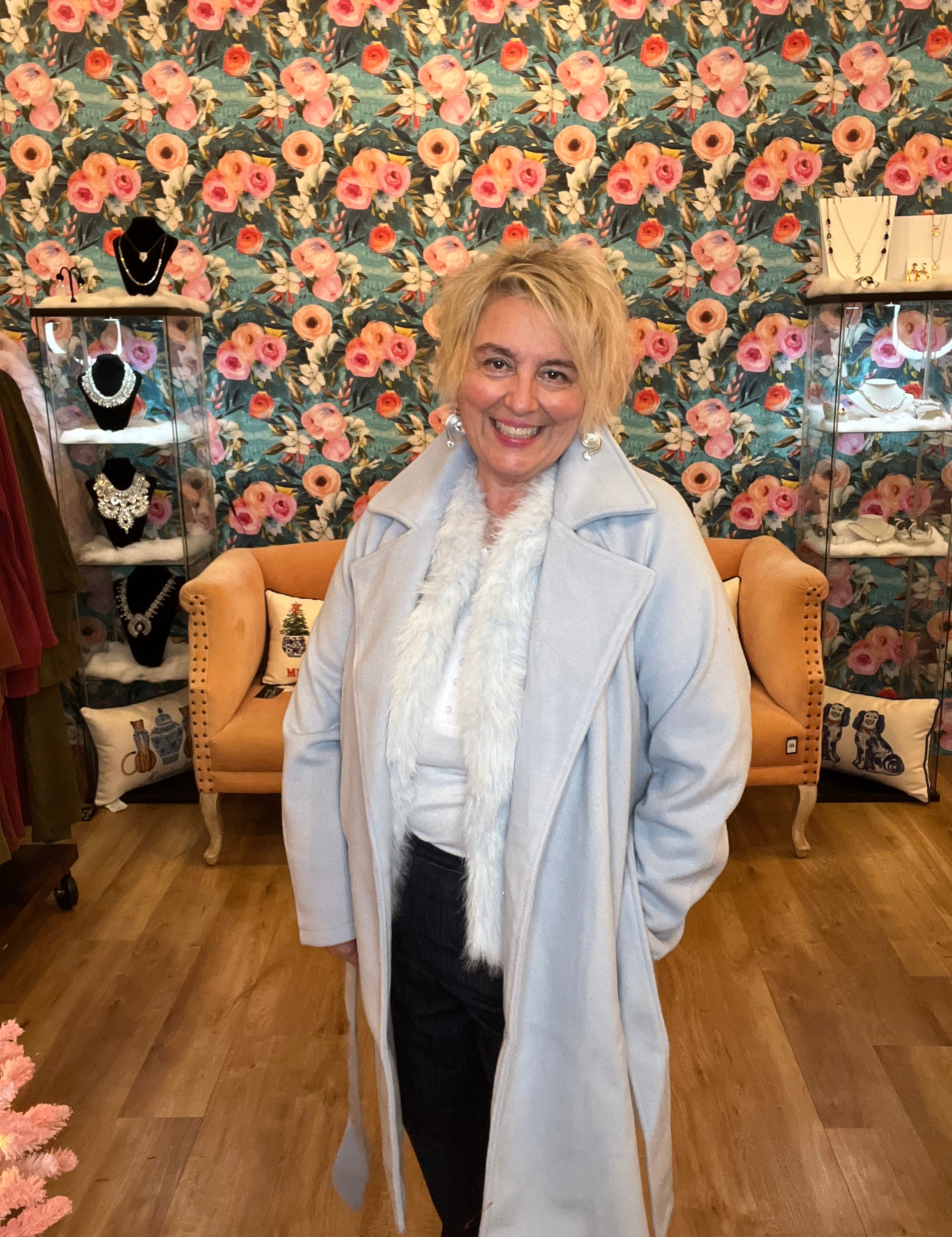 Sophisticated Touch Robe Coat