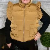 Toffee Time Puffer Vest