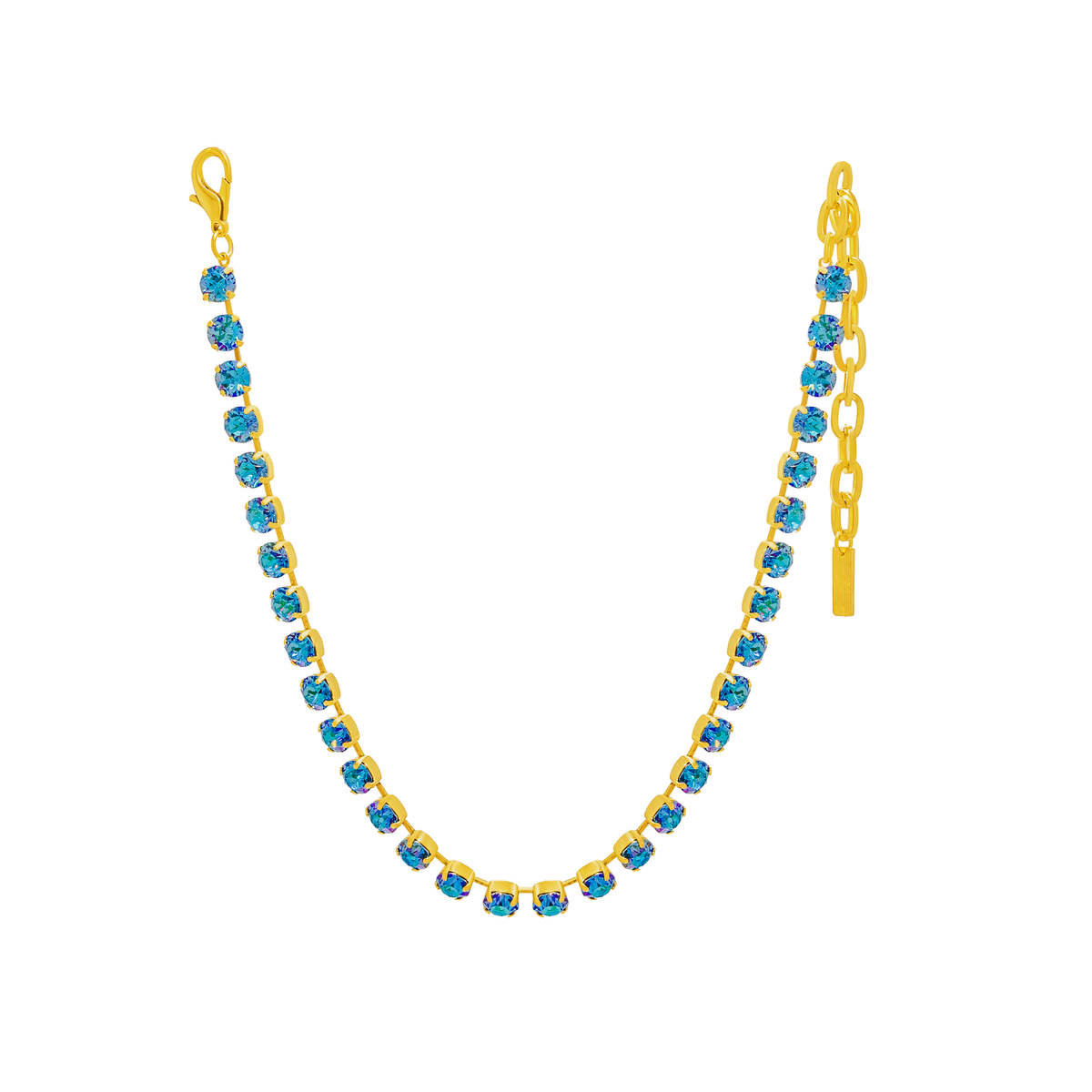 OAKLAND NECKLACE ICE BLUE GLIMMER