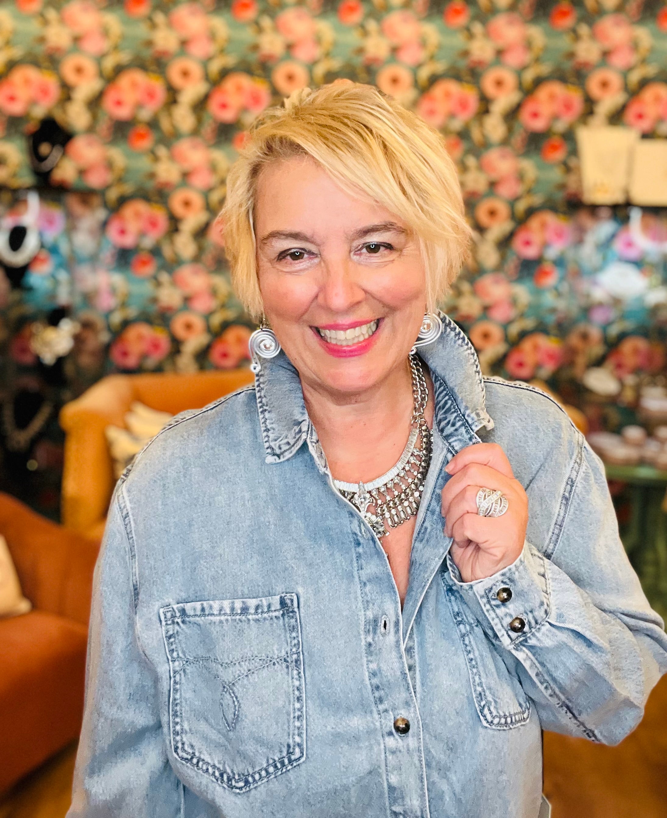 Getty Up Girl Denim Judy Blue Shirt