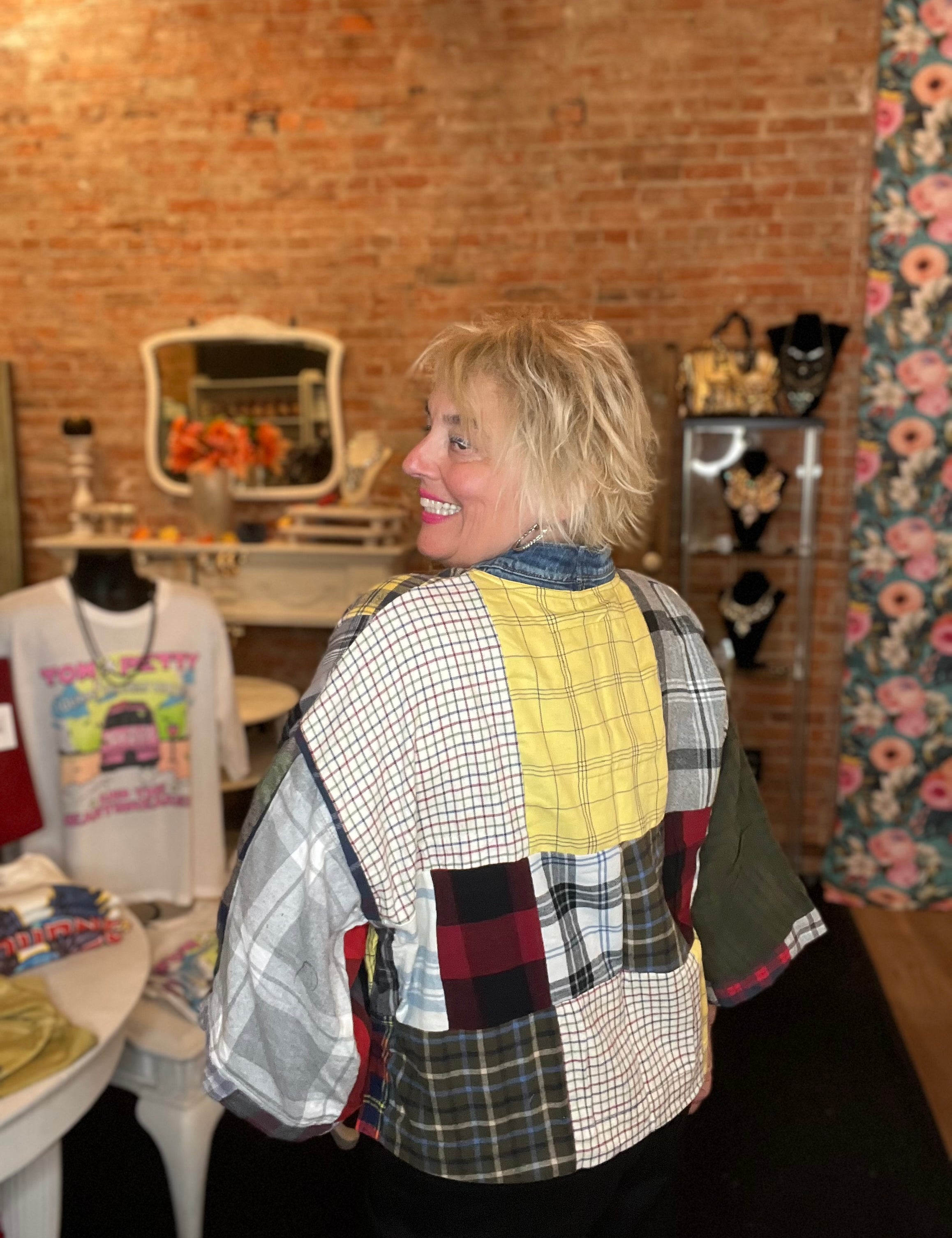 Plaid Lodge Cardigan