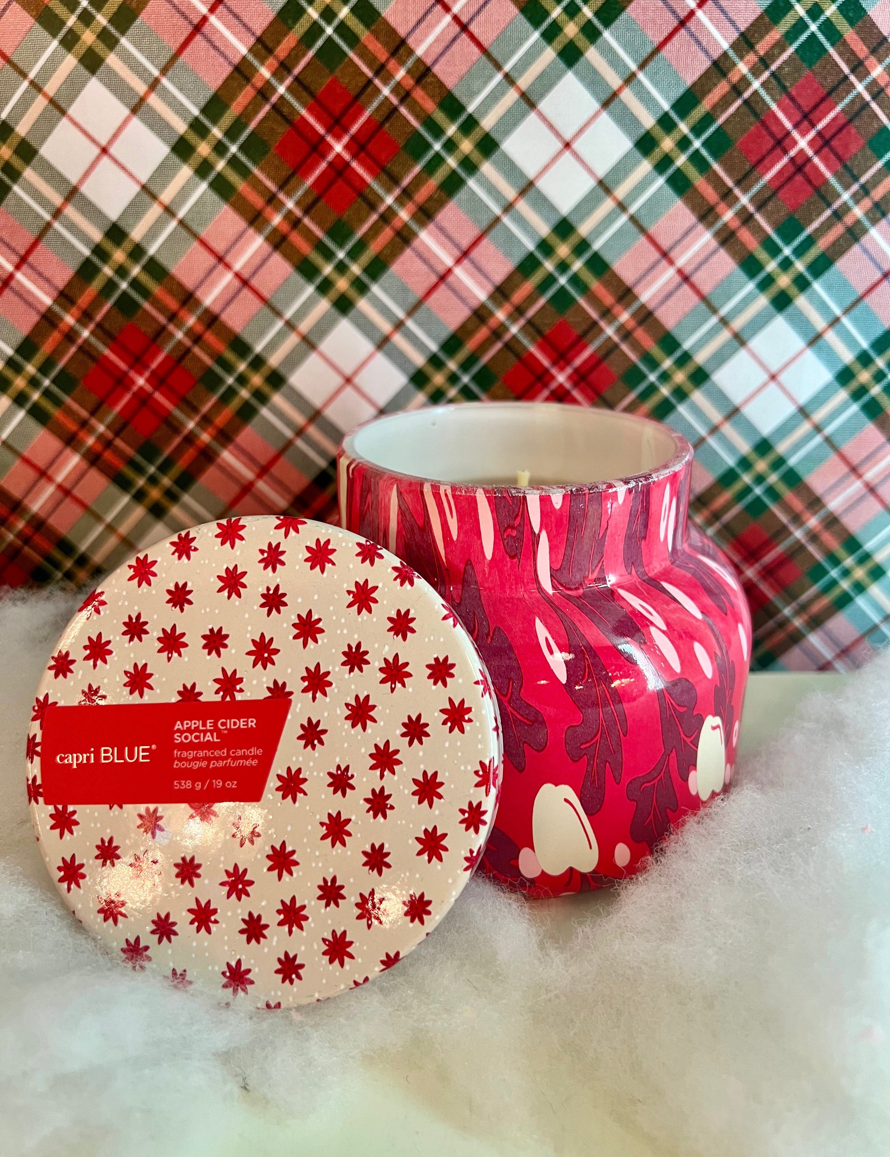 Capri Blue - Apple Cider Social 19oz Holiday Jar Candle