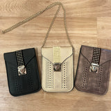 Edgy Studded Phone Crossbody