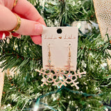 Unique Snowflake Earrings