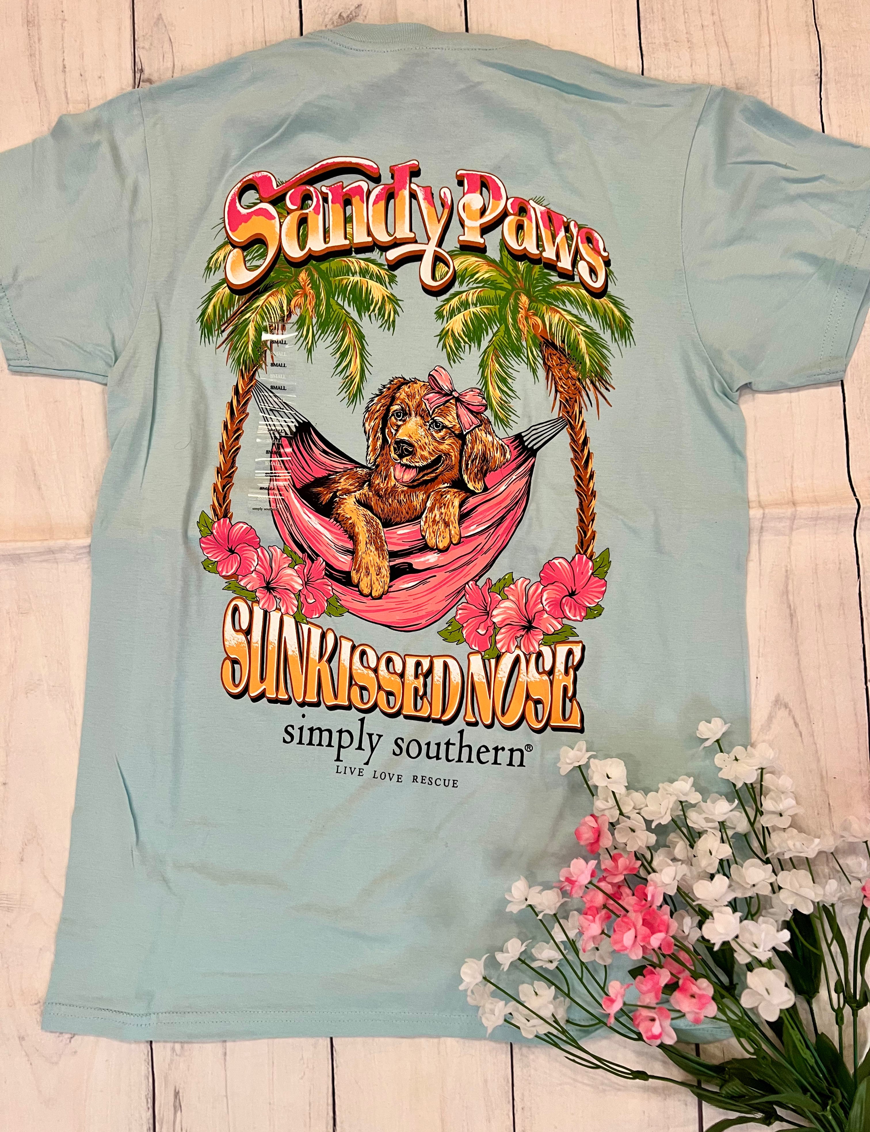 Simply Southern - Sandy Paws Tee