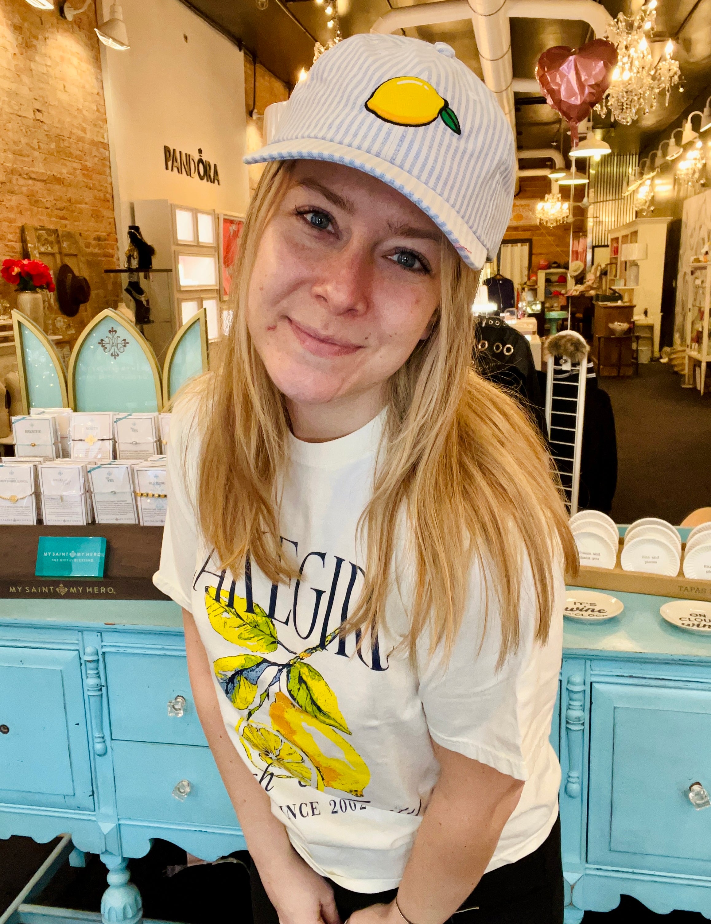Lakegirl - Lemons Ringspun Short Sleeve Tee
