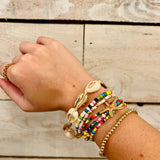 Puka Shell & Stretch Bracelet Set