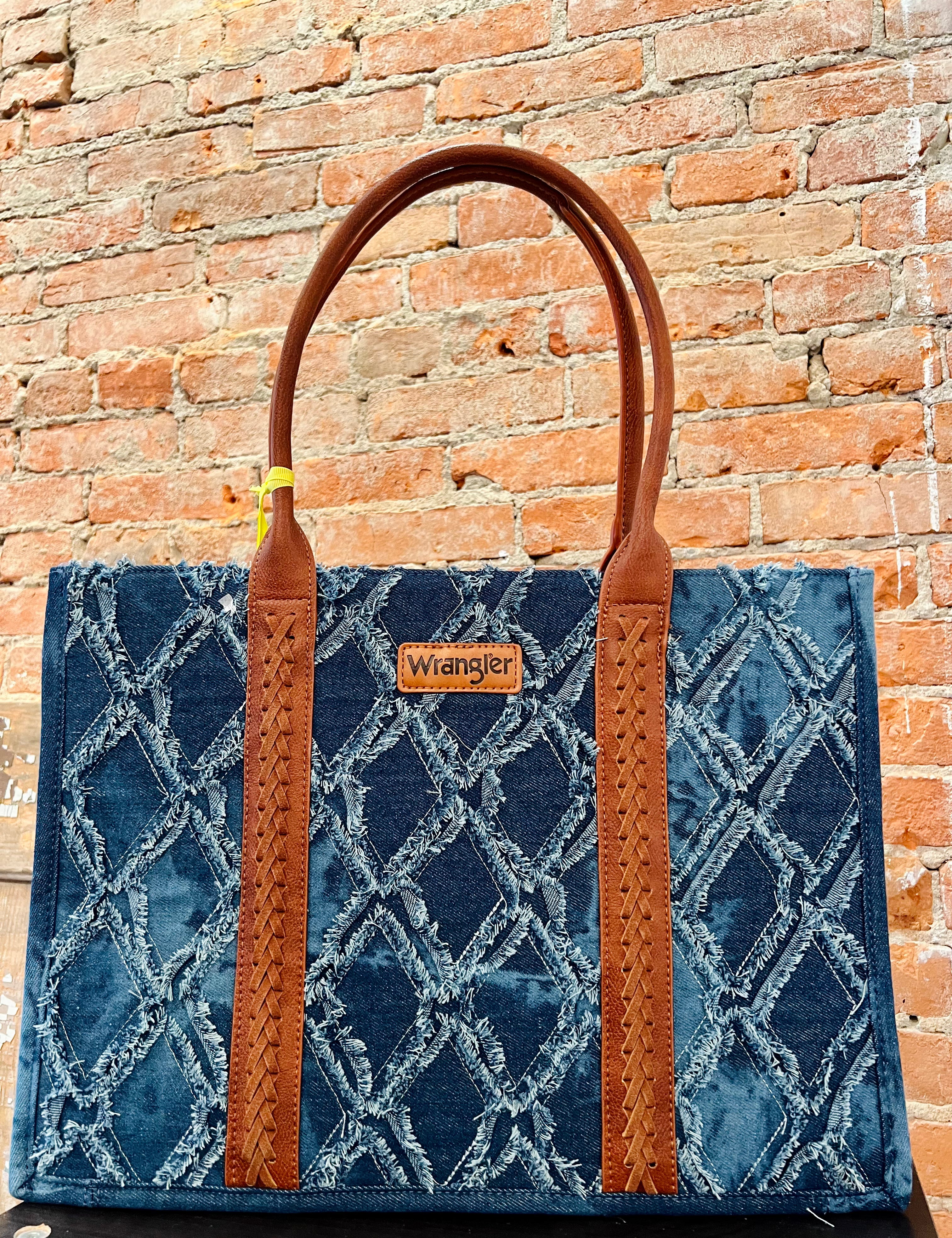 Wrangler - Allover Large Canvas Tote