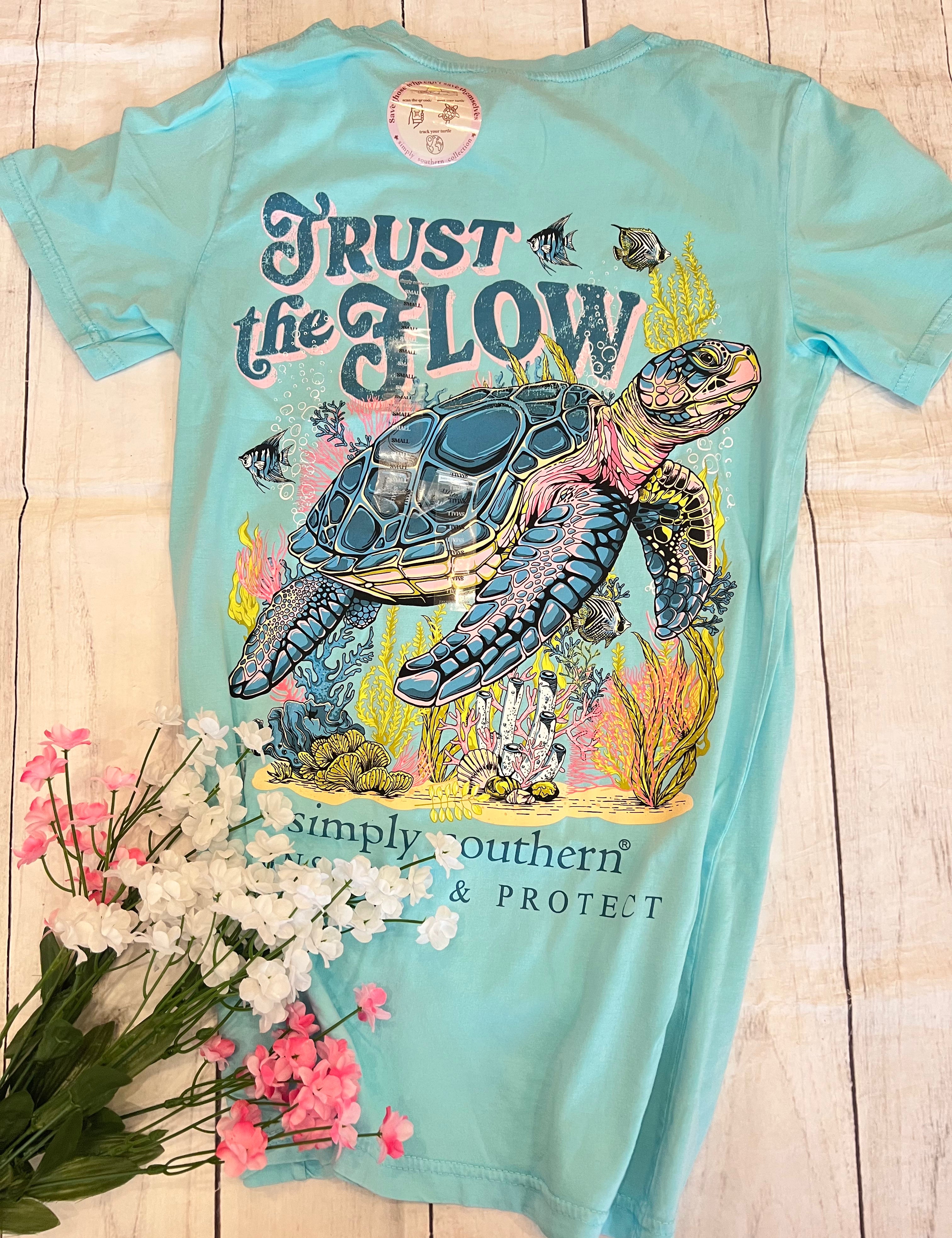 Simply Southern - Trust The Flow Turtle Tee
