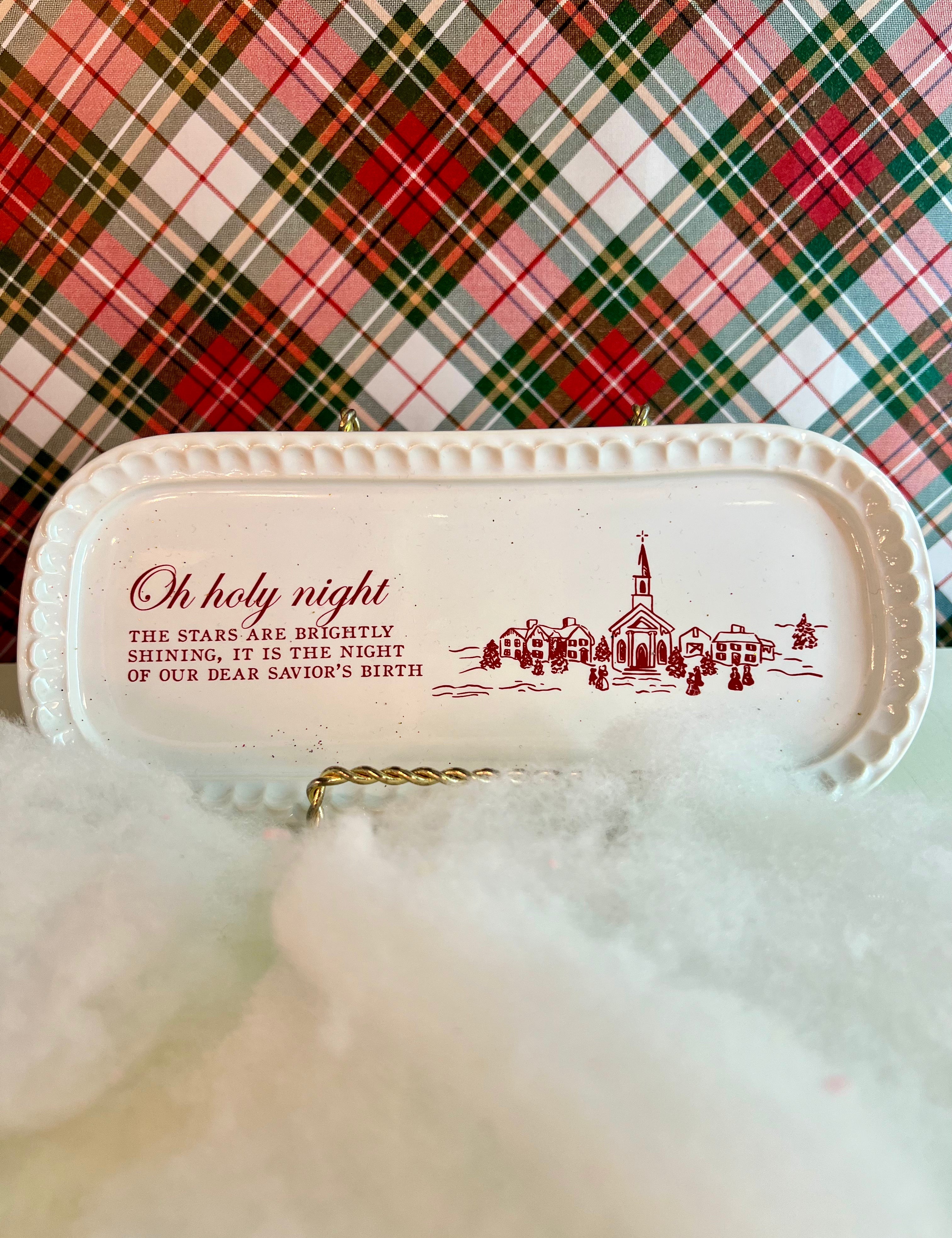 Christmas Toile Everything Plates