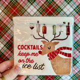 Holiday Bar Napkins