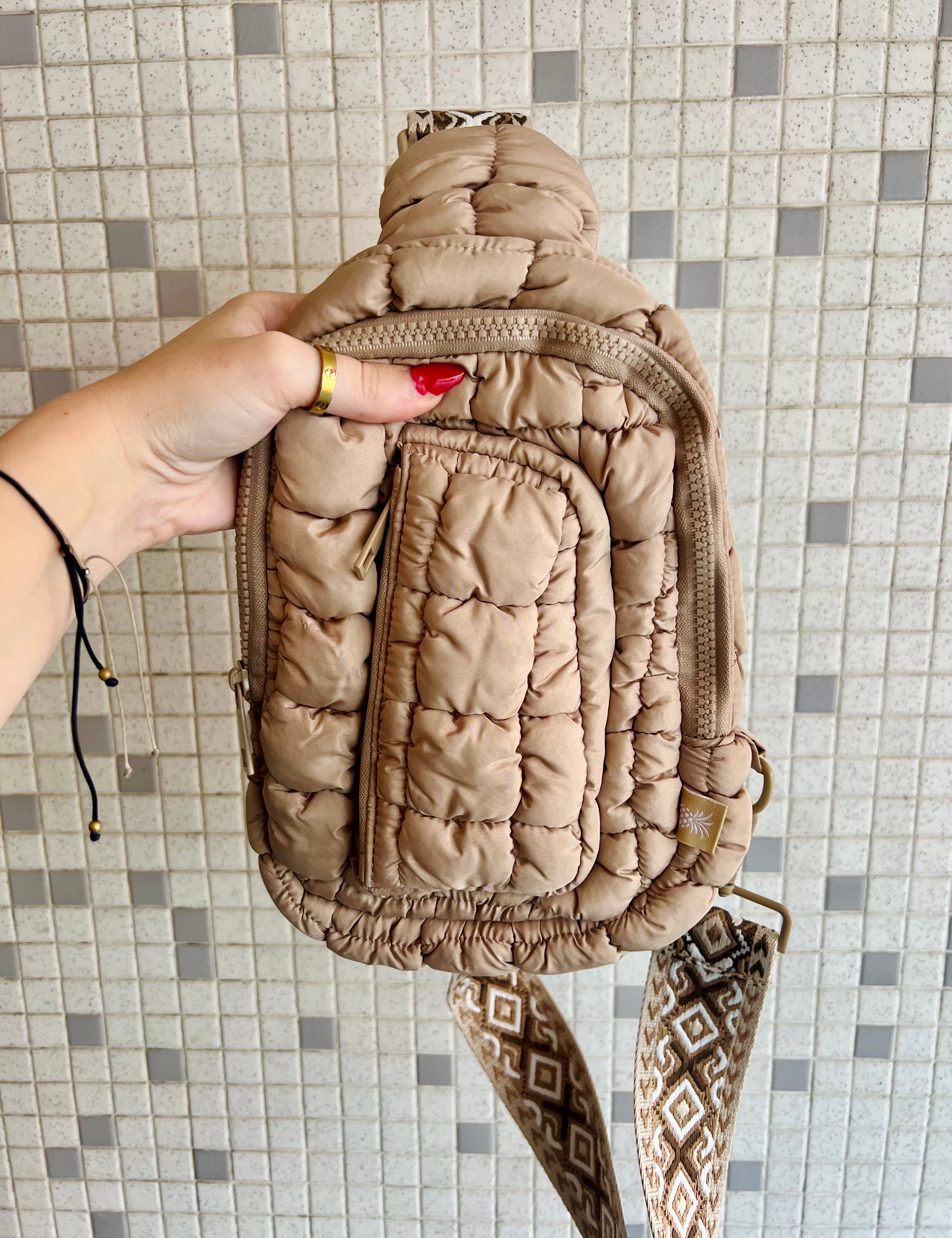 Simply Southern - Mocha Puff Sling Bag