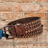 Cassidy Laser Cut Leather Belt