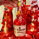 *Glass Liquor Bottle Ornament w/ Glitter, 5 Styles