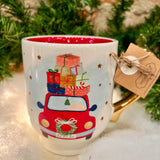 Pastel Holidays Pedestal Mugs