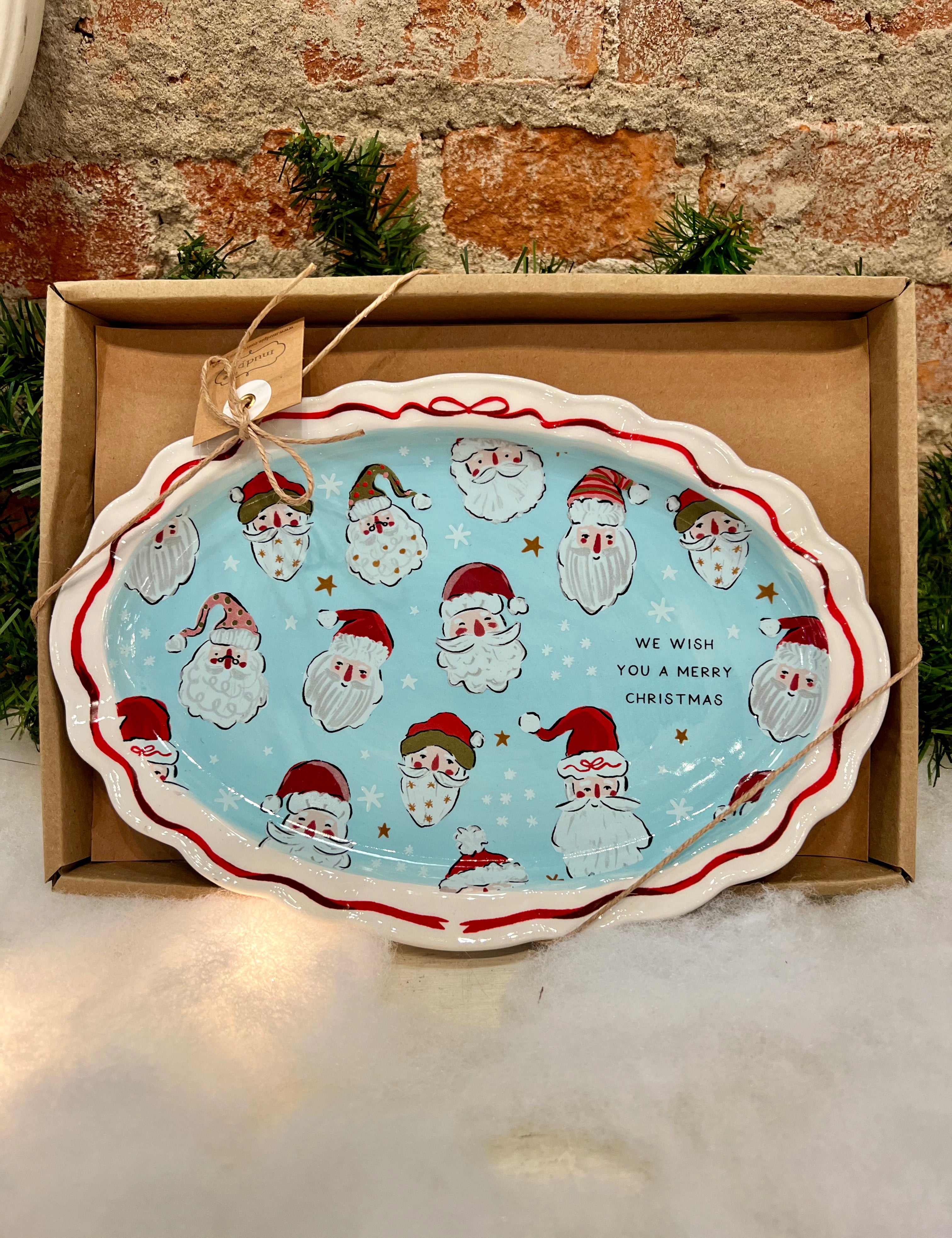 Pastel Holidays Boxed Sentiment Plate