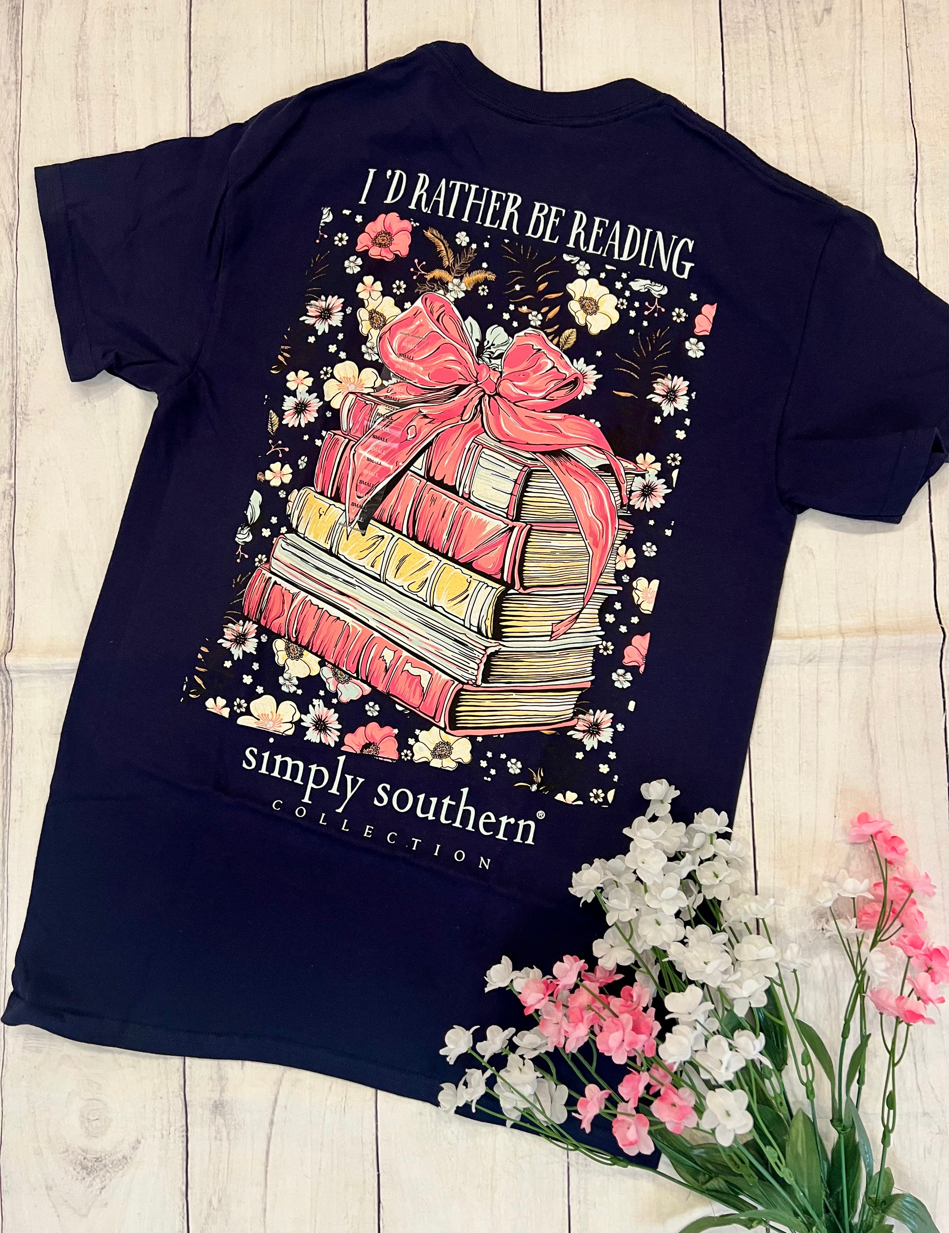 Simply Southern - I'd Rather Be Reading Tee