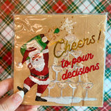 Holiday Bar Napkins