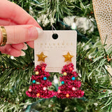 Tinsel Tree Earrings