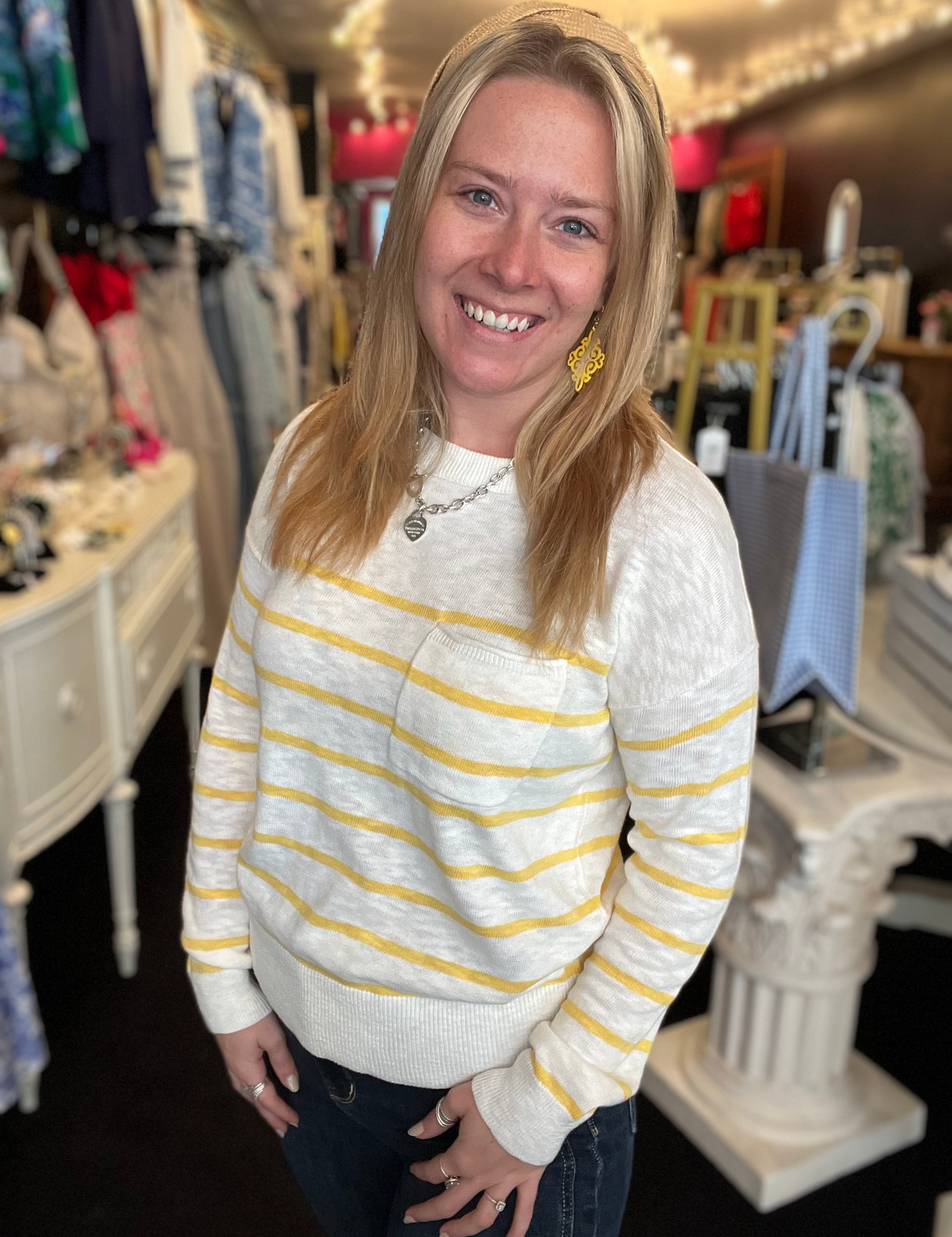 Manchester Striped Sweater