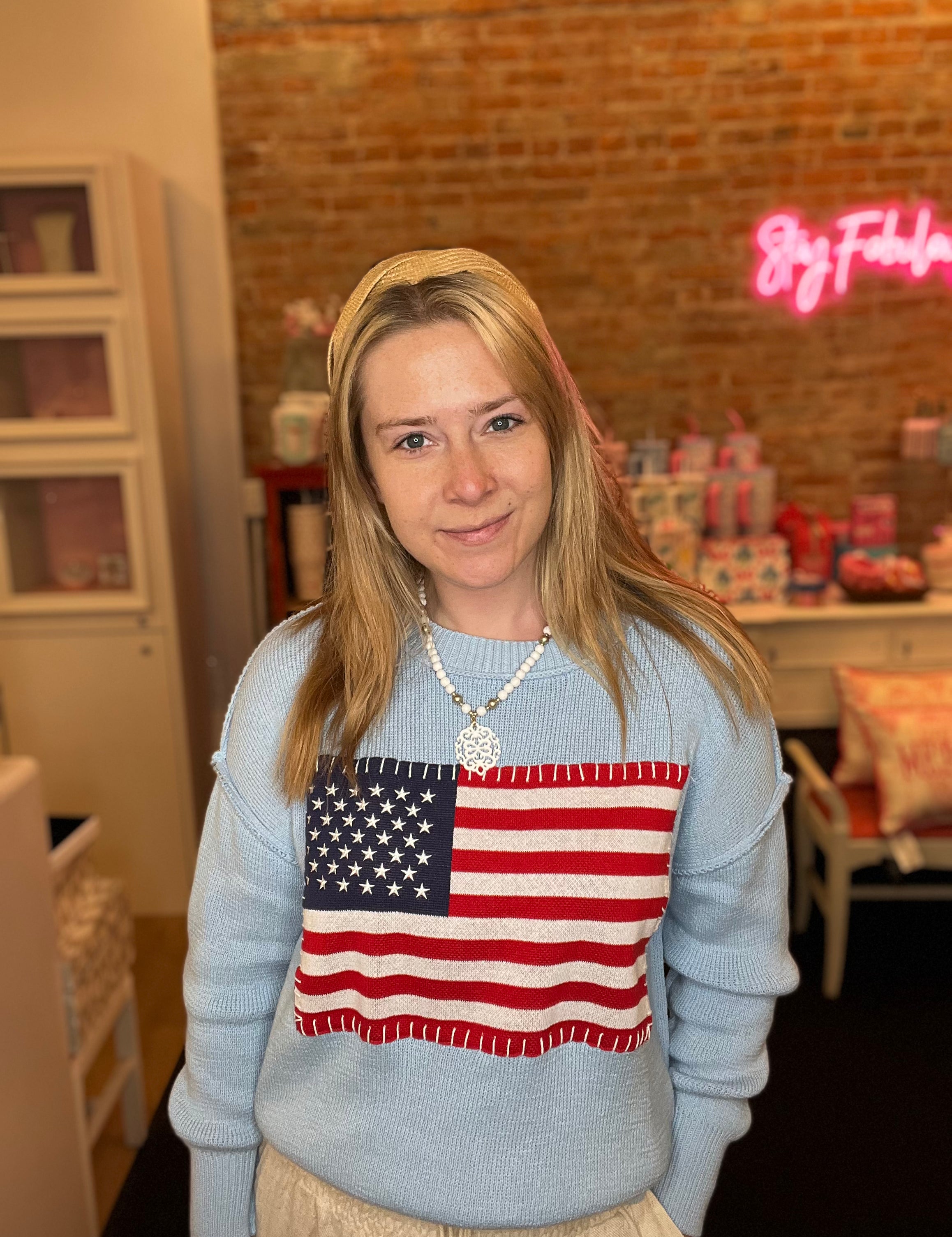 Simply Southern - USA Flag Sweater
