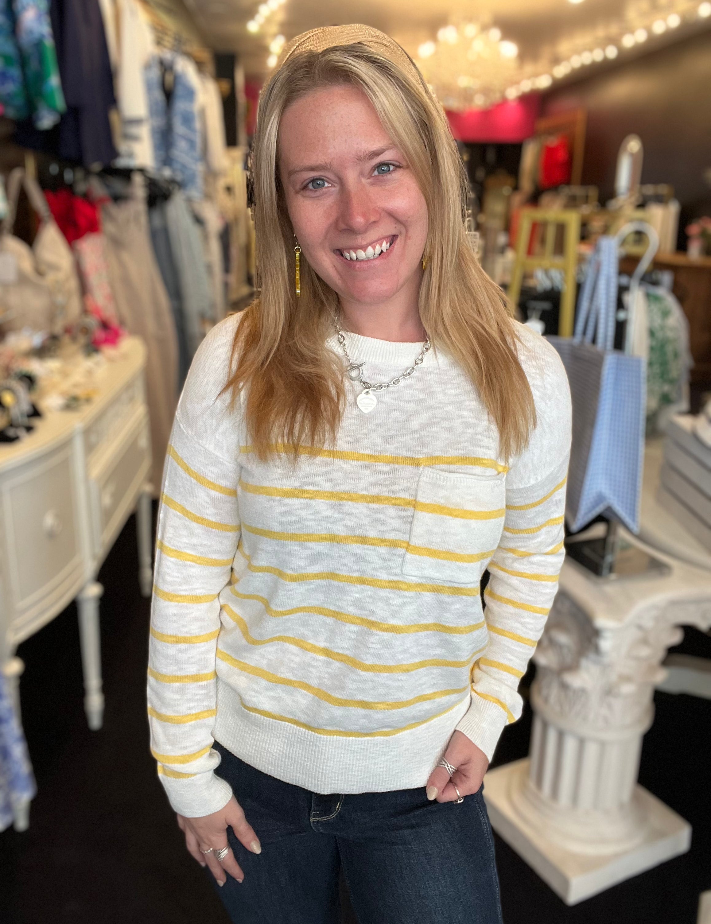 Manchester Striped Sweater