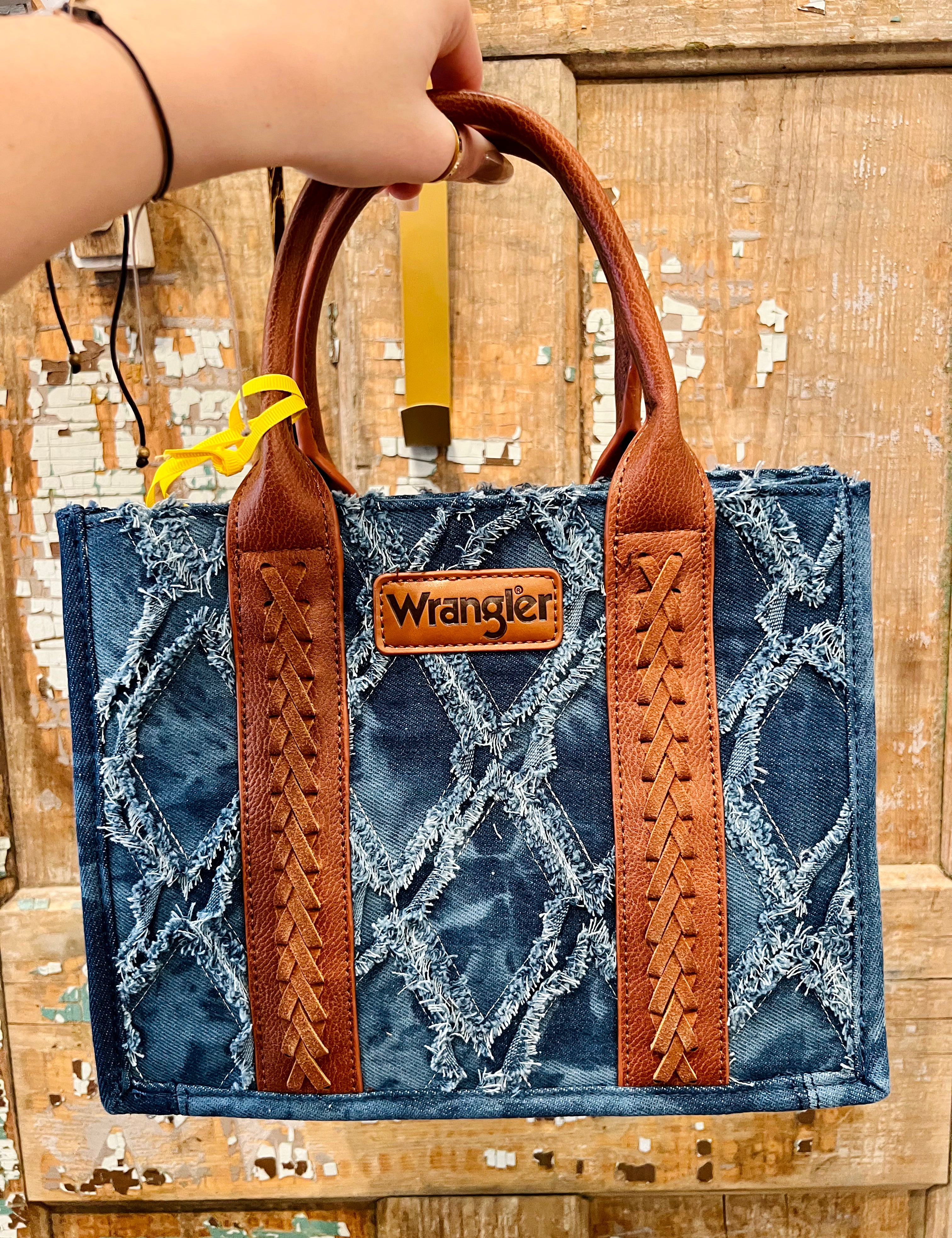 Wrangler - Allover Canvas Crossbody Tote