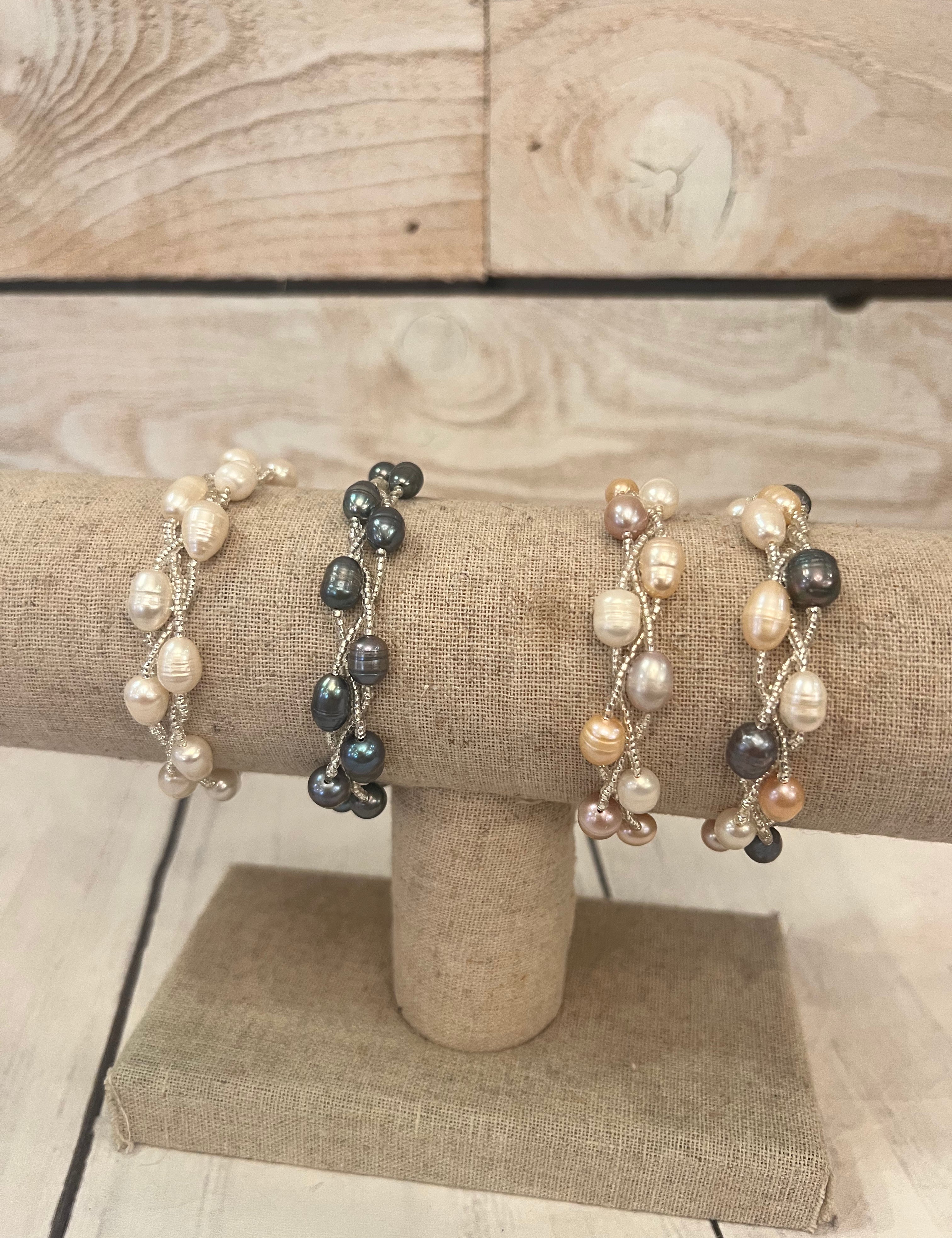 Magnetic Fresh Water Pearl Bracelet
