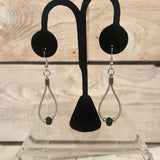 Black Crystals Necklace & Earring Set