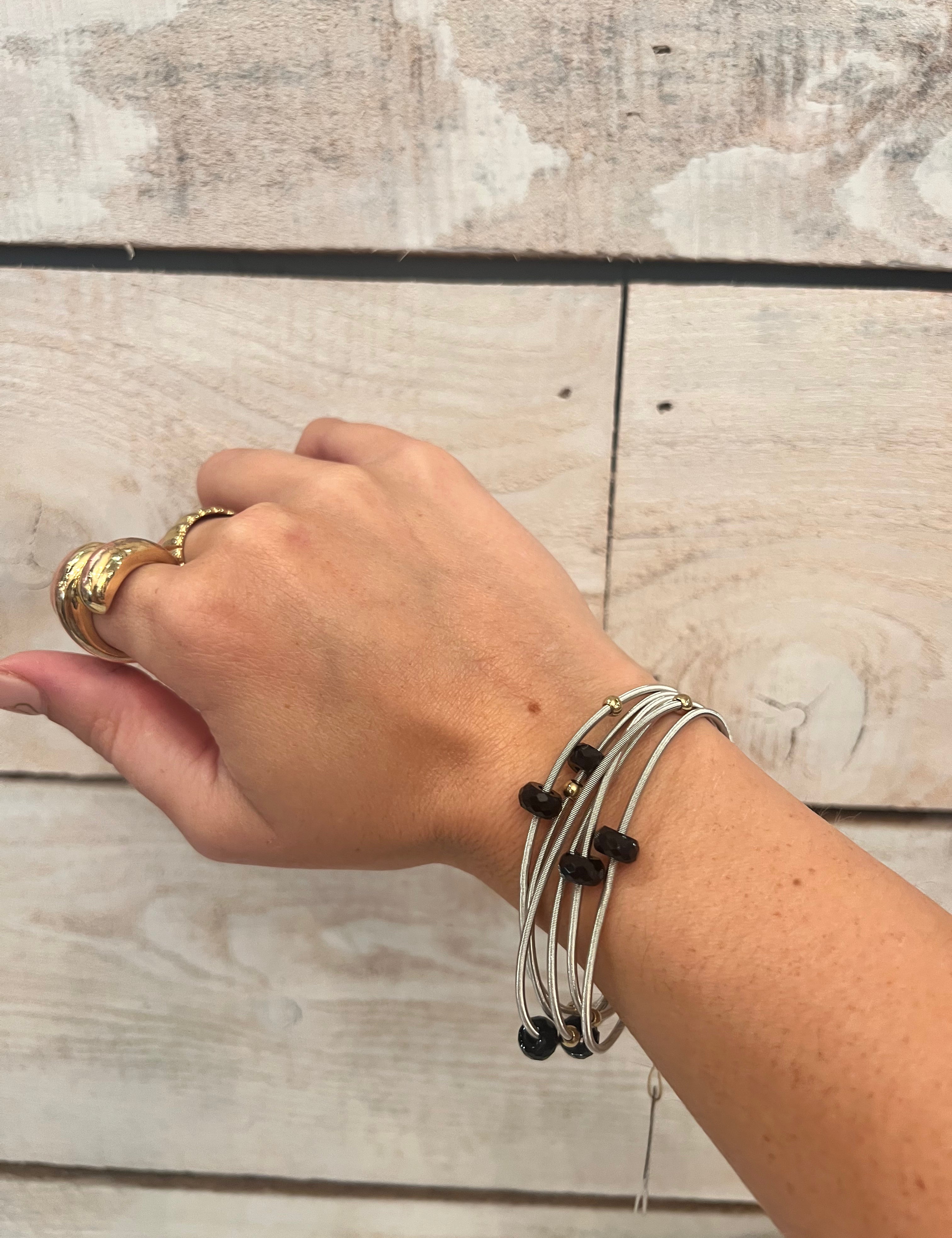 Black Crystals Bracelet