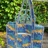 Luxe Leopard Quilted Traveler Tote