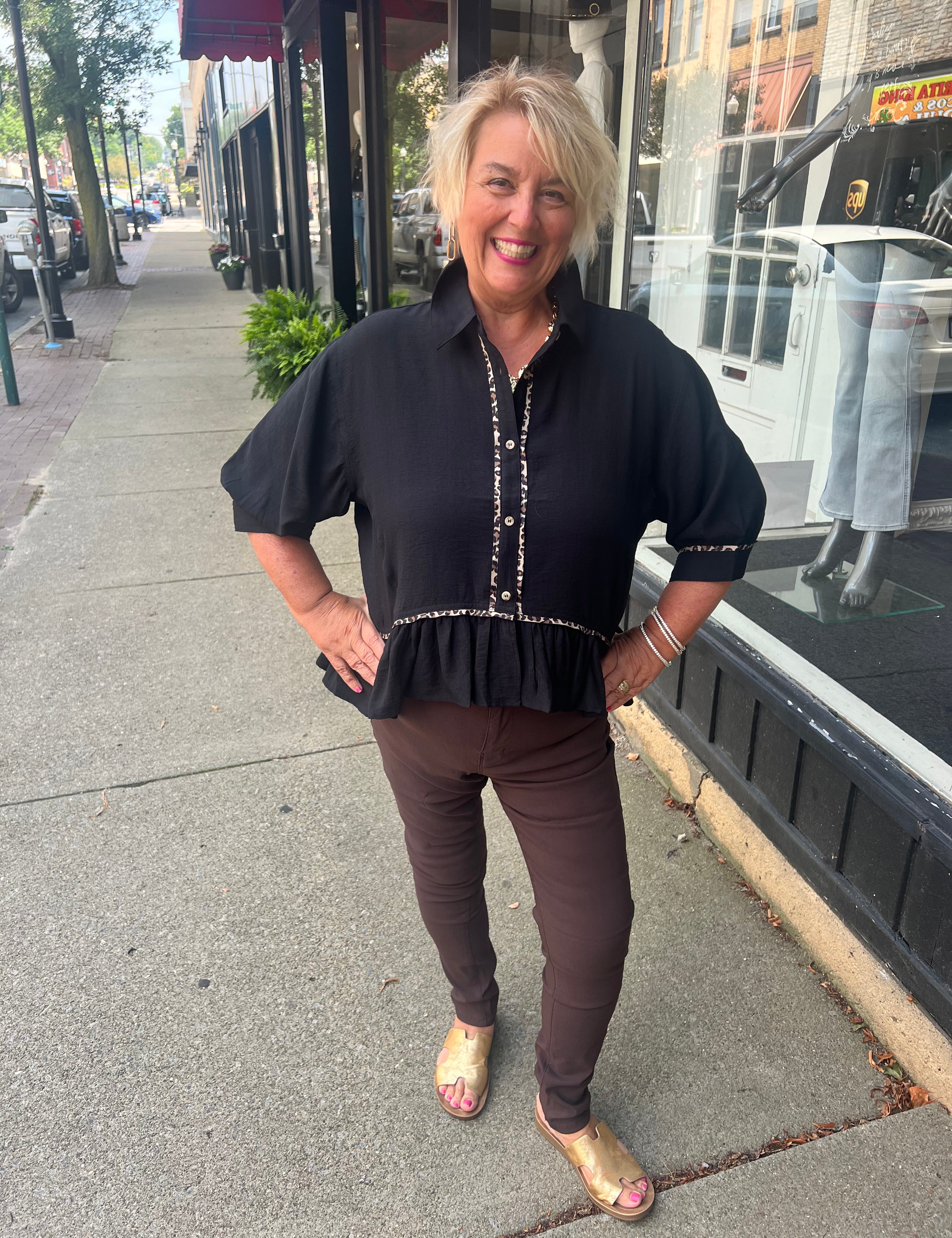 Sweetest Touch Collared Top