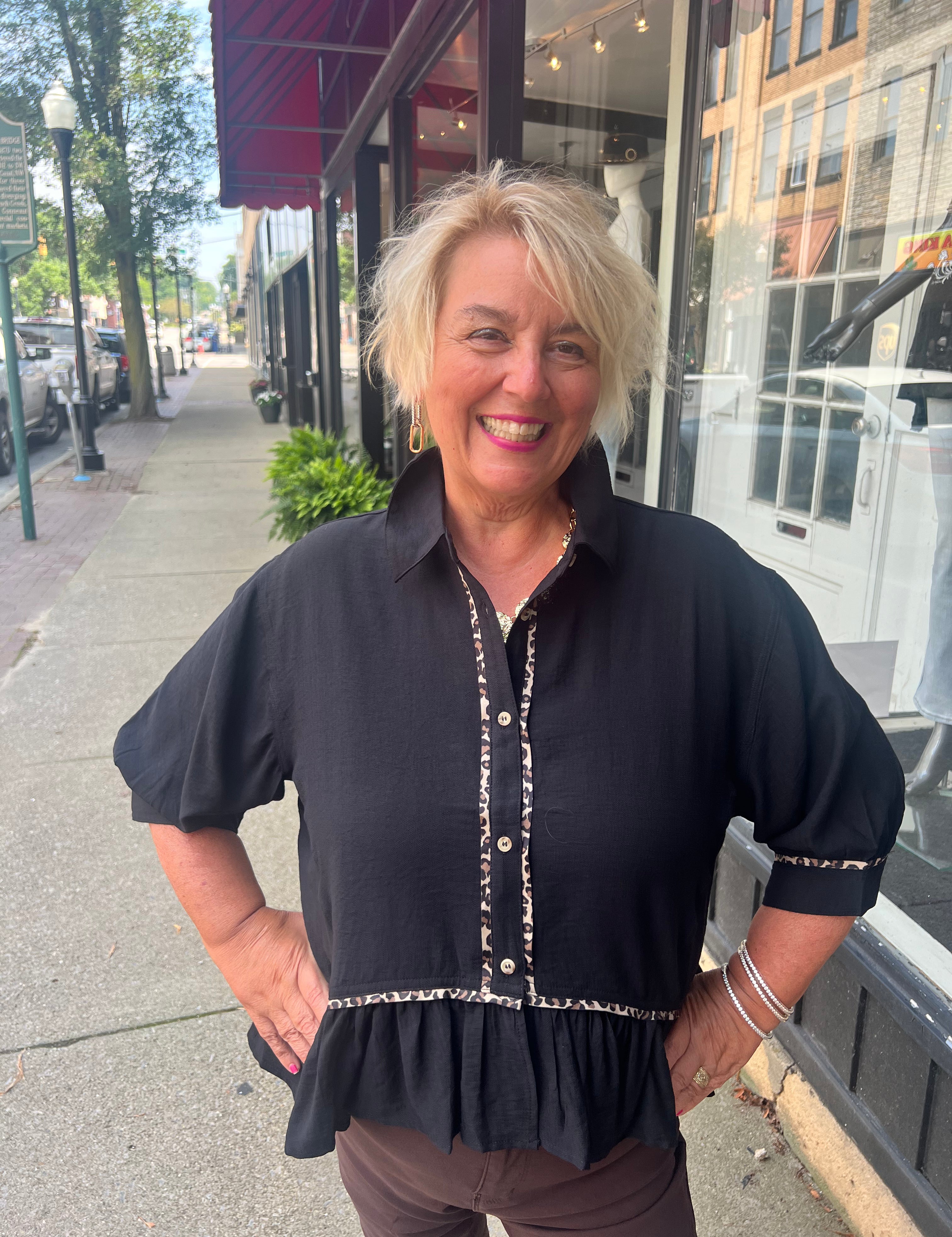 Sweetest Touch Collared Top