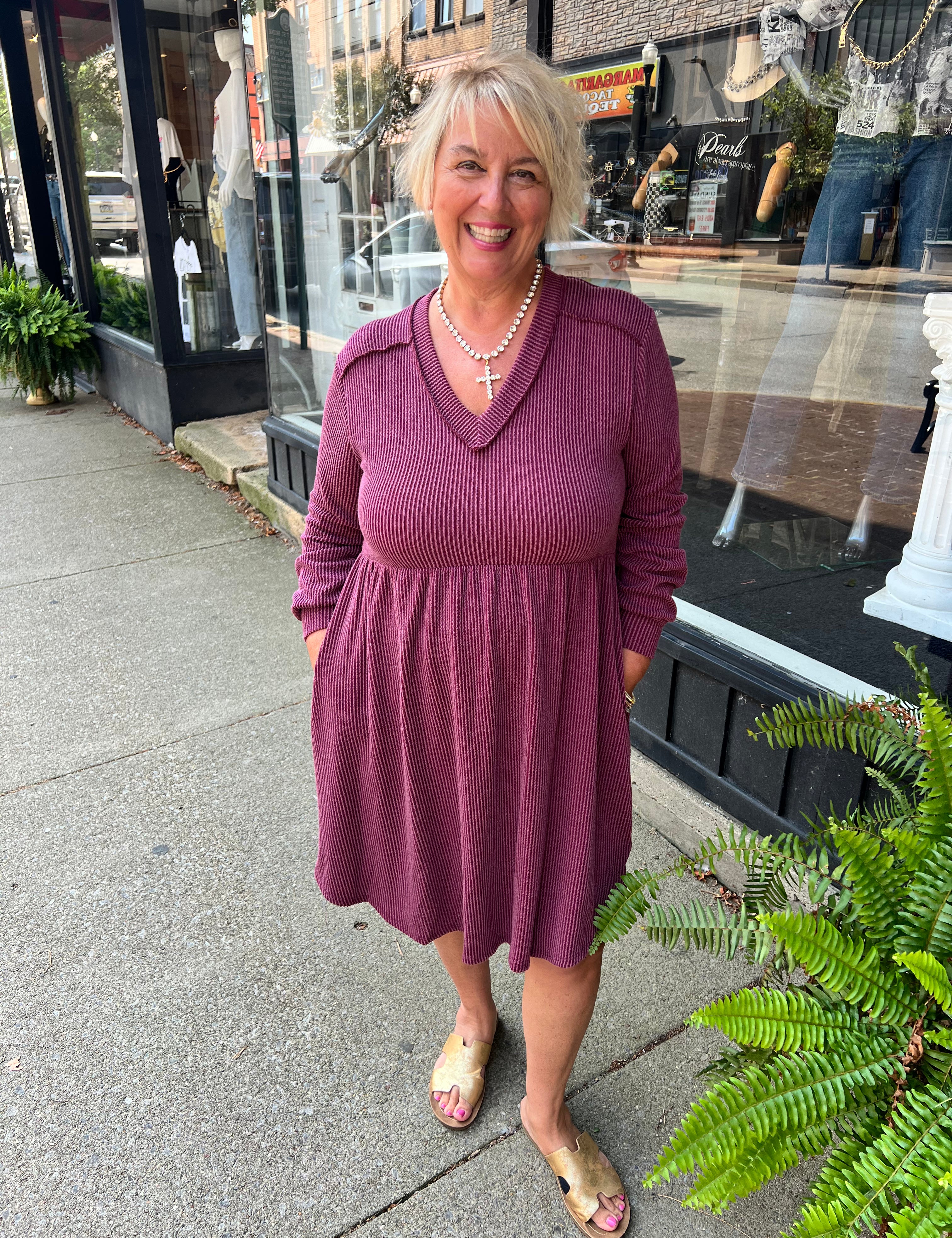 Urban Ribbed Baby Doll Dress