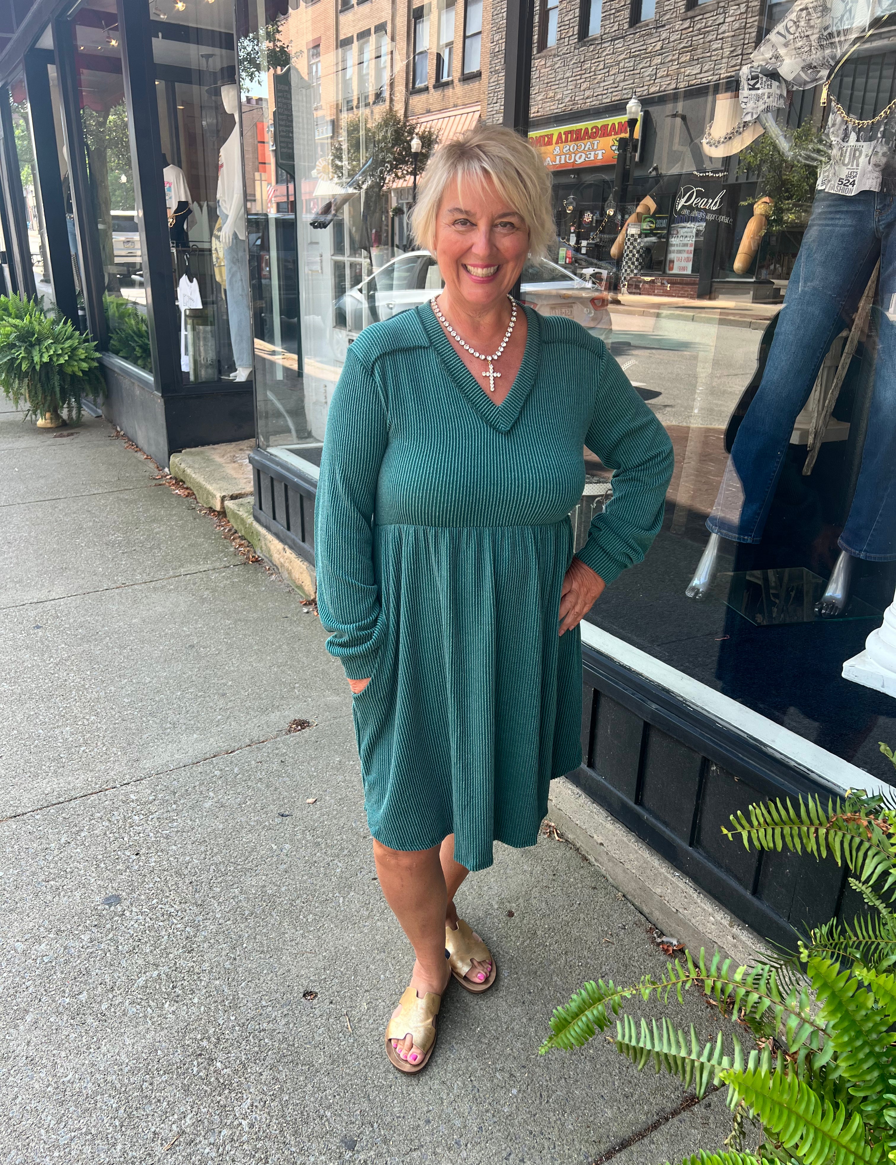 Urban Ribbed Baby Doll Dress