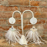 Feathered Ghostie Earrings