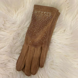 Quiet Luxe Rhinestone Gloves
