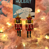 Nutcracker Dance Enamel Earrings