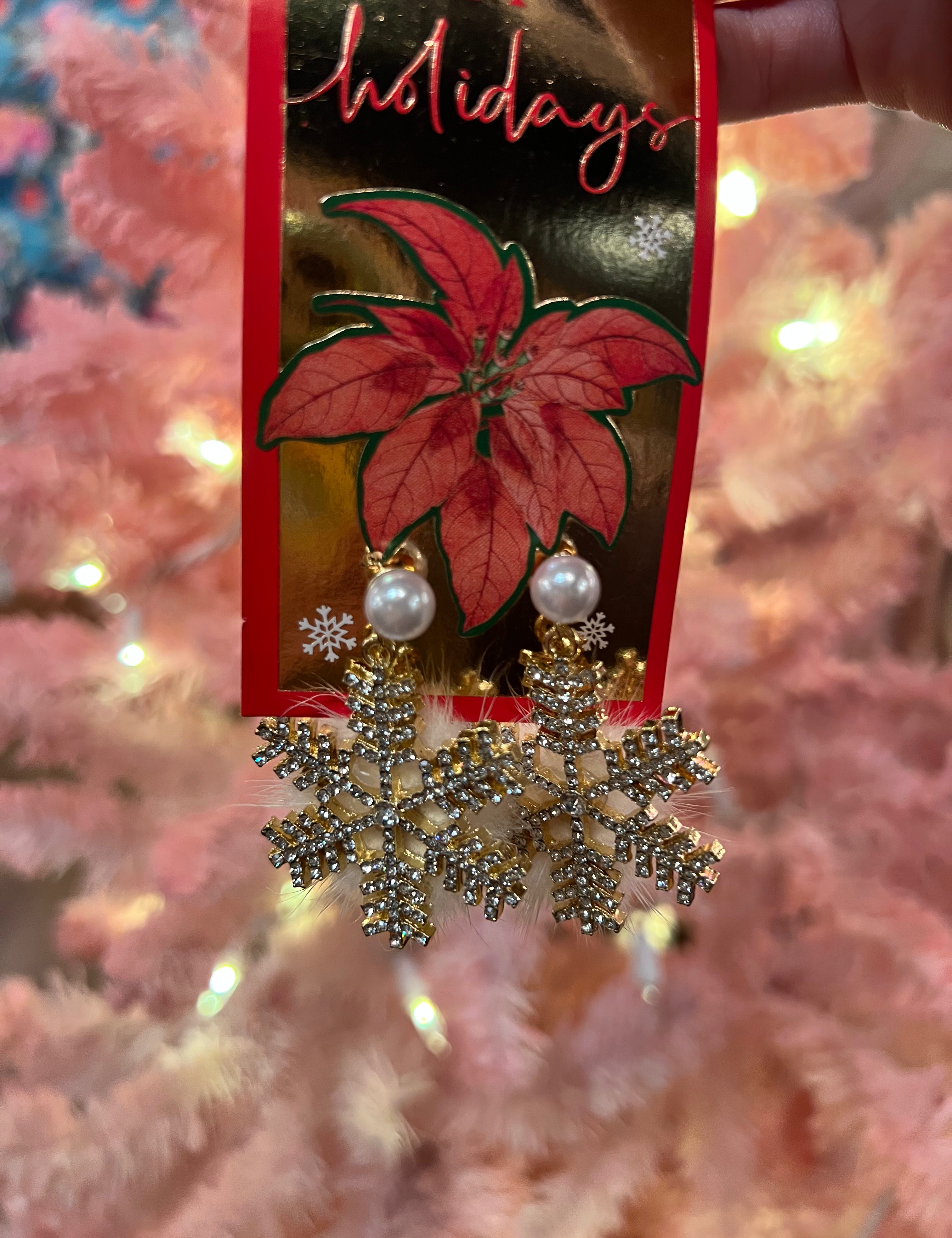 Winter Wonderland Snowflake Earring