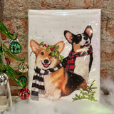 Christmas Dogs Flour Sack Towel