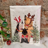 Christmas Dogs Flour Sack Towel