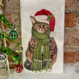 Christmas Cats Flour Sack Towel