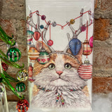 Christmas Cats Flour Sack Towel