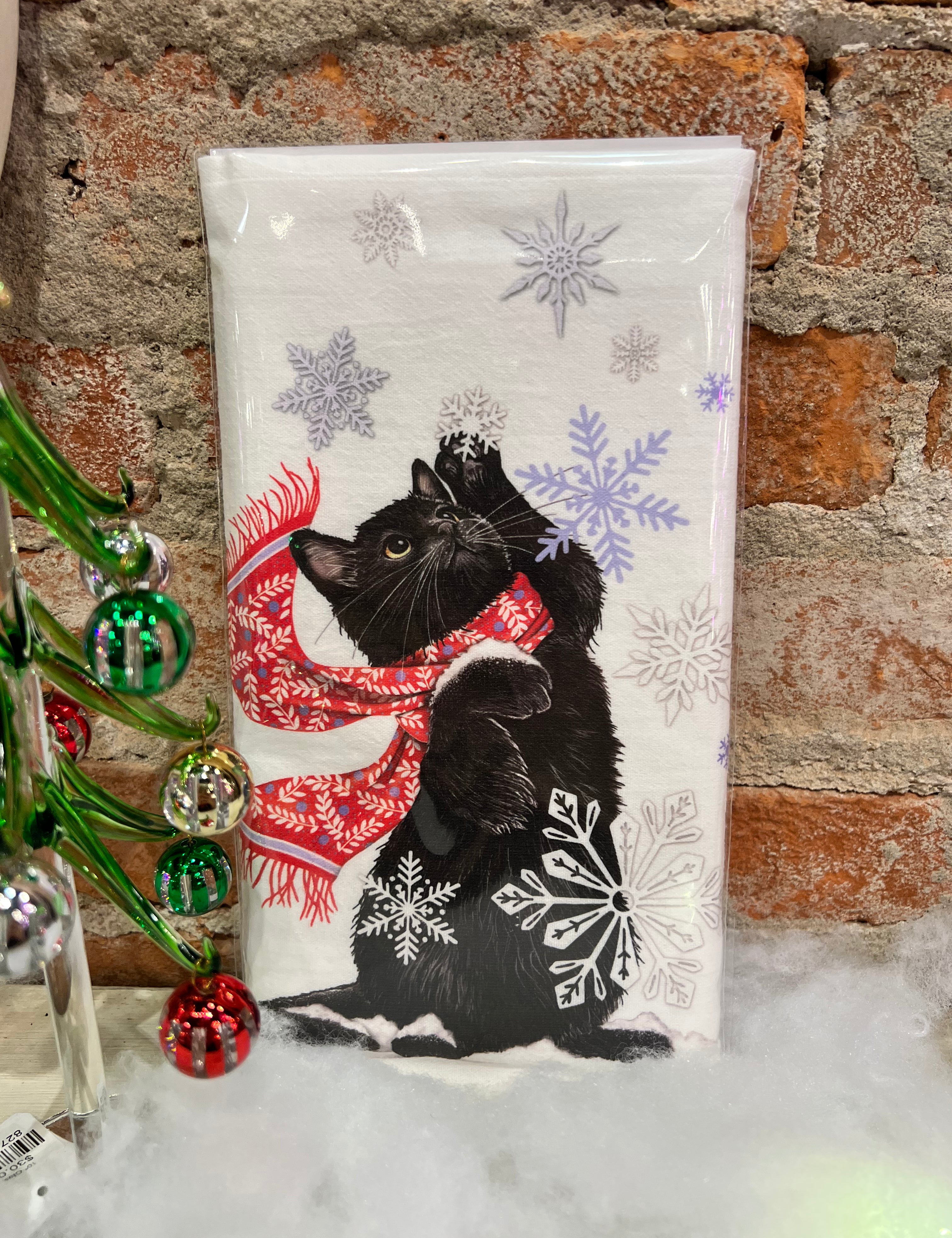 Christmas Cats Flour Sack Towel