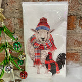 Christmas Farm Animal Tea Towels