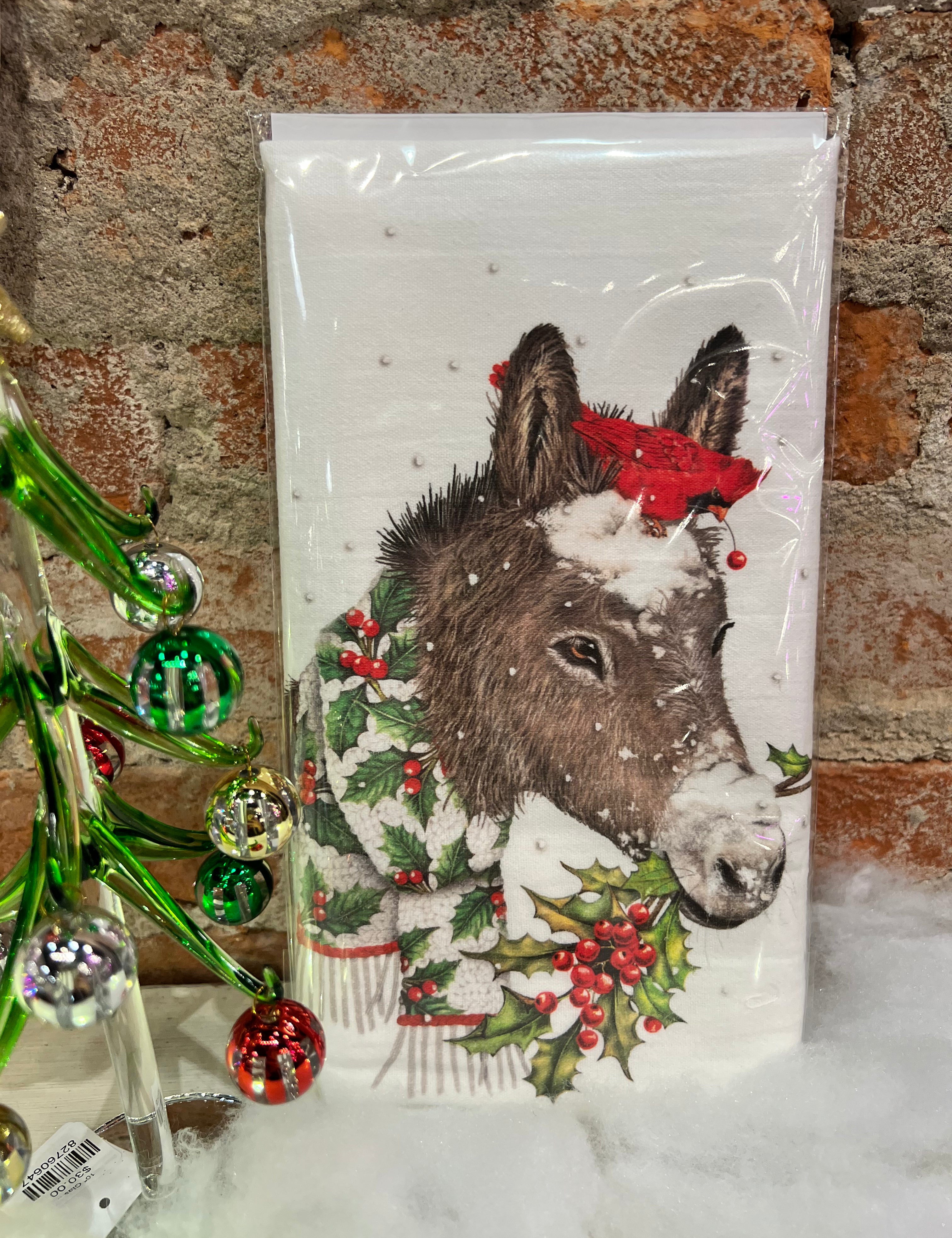 Christmas Farm Animal Tea Towels